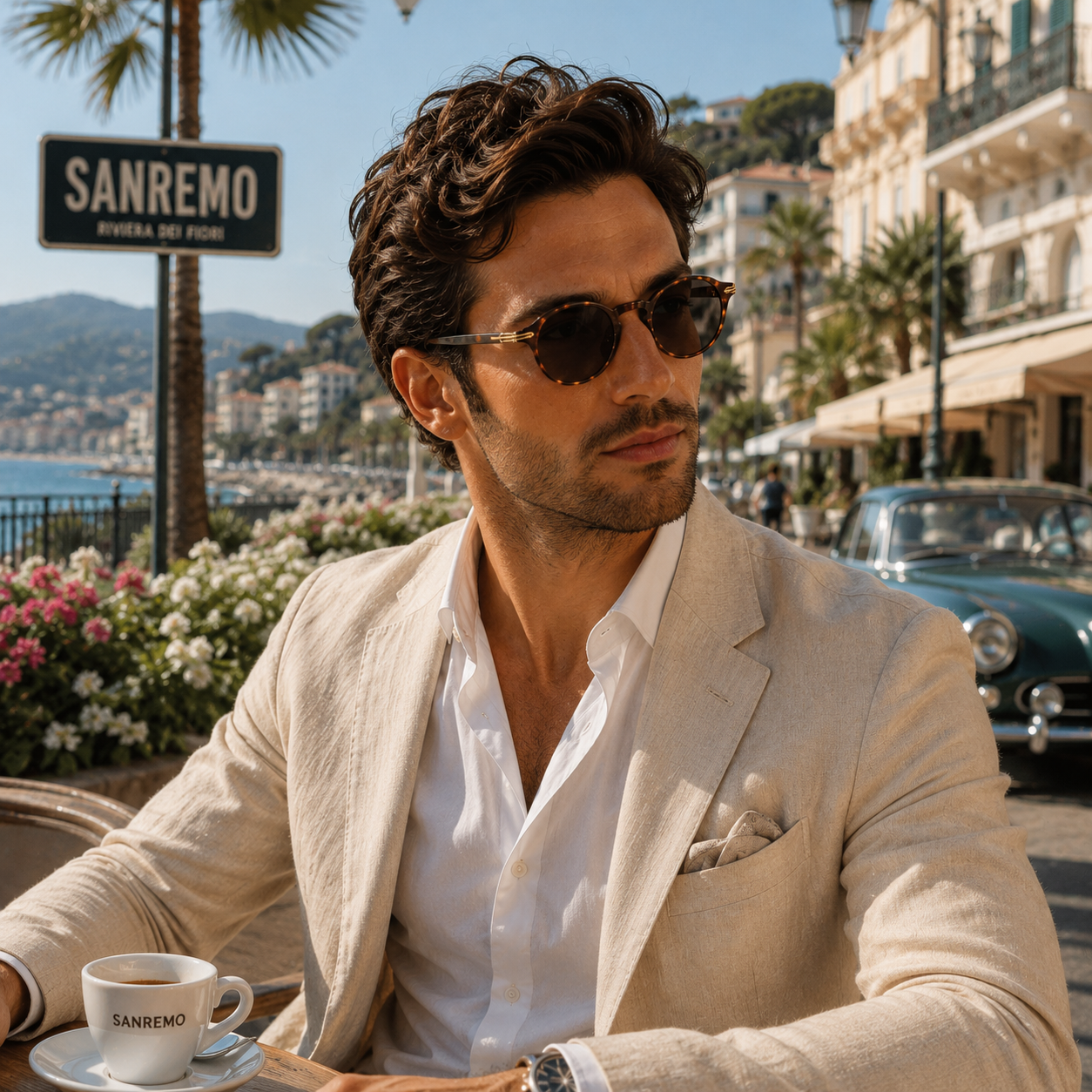 Ochelari de soare din acetat, SANREMO