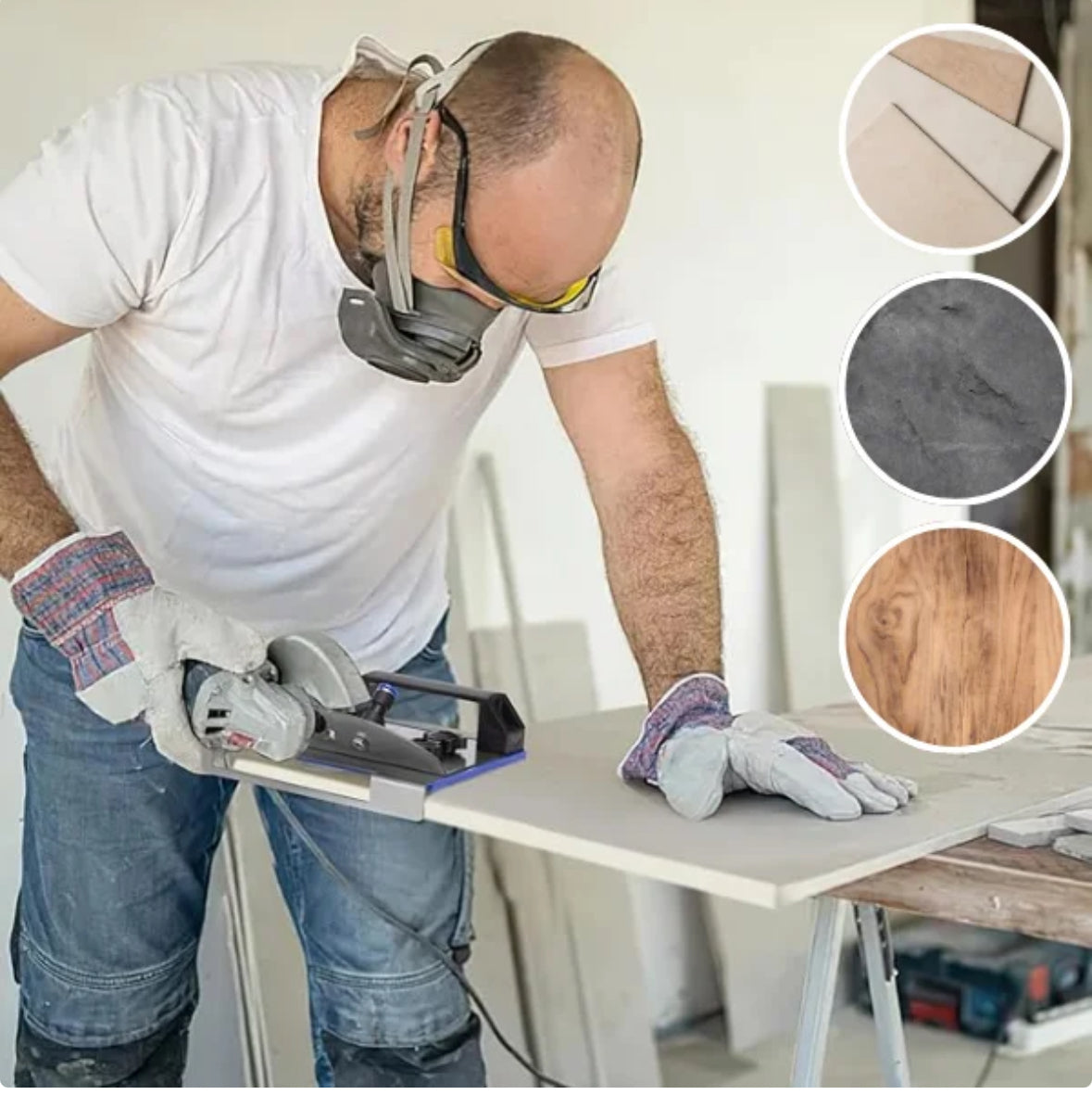 Suport polizor unghiular, flex, pentru taiere placi ceramice la 45 de grade