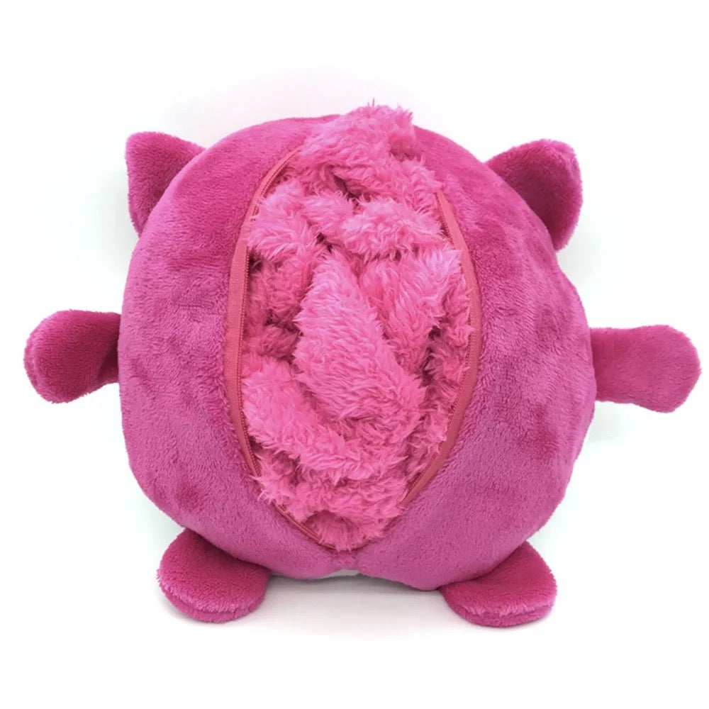 Hugsy 2 in 1 - Jucarie de plus si hanorac pufos