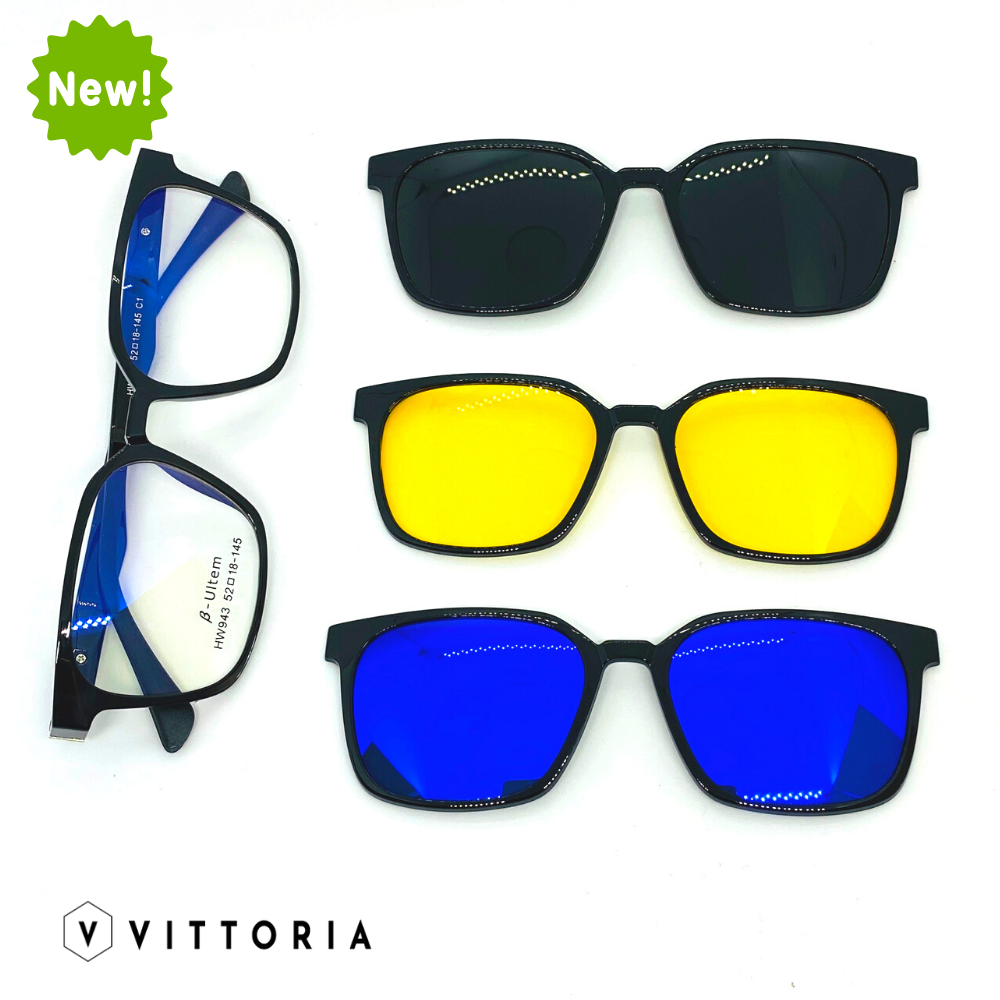 Rame ochelari UNISEX Ultra • Clip on polarizat • Ultem