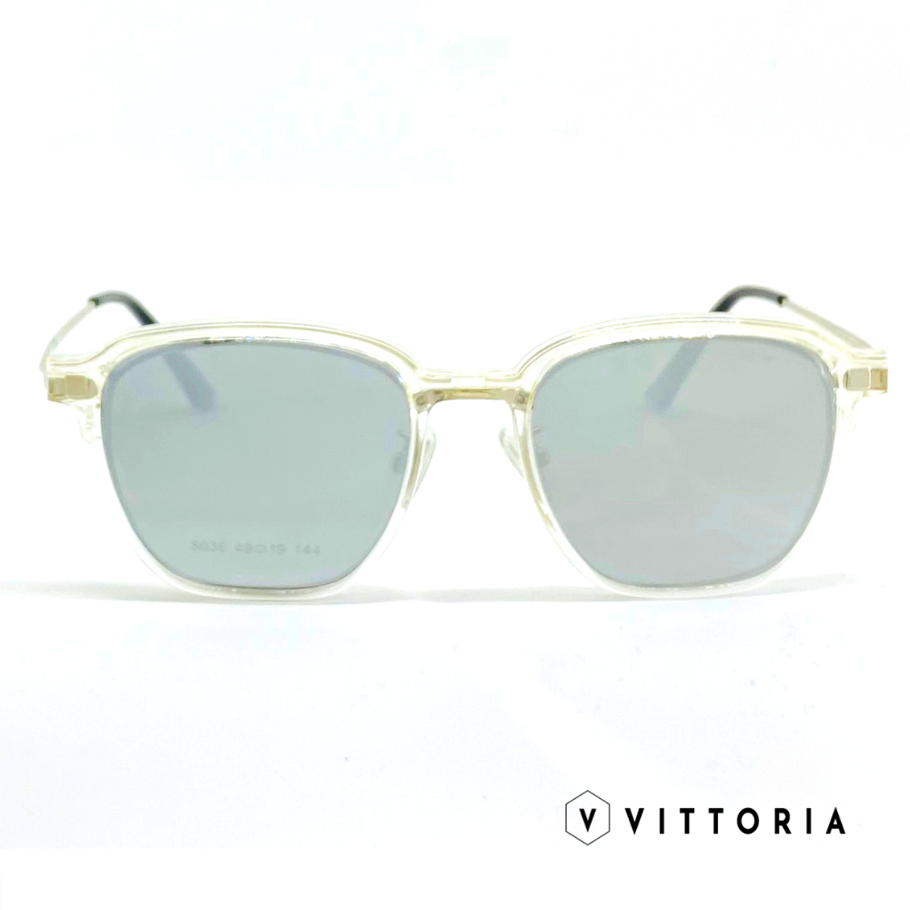 Rame ochelari UNISEX Stil • Clip on Polarizat • Metalic/Ultem