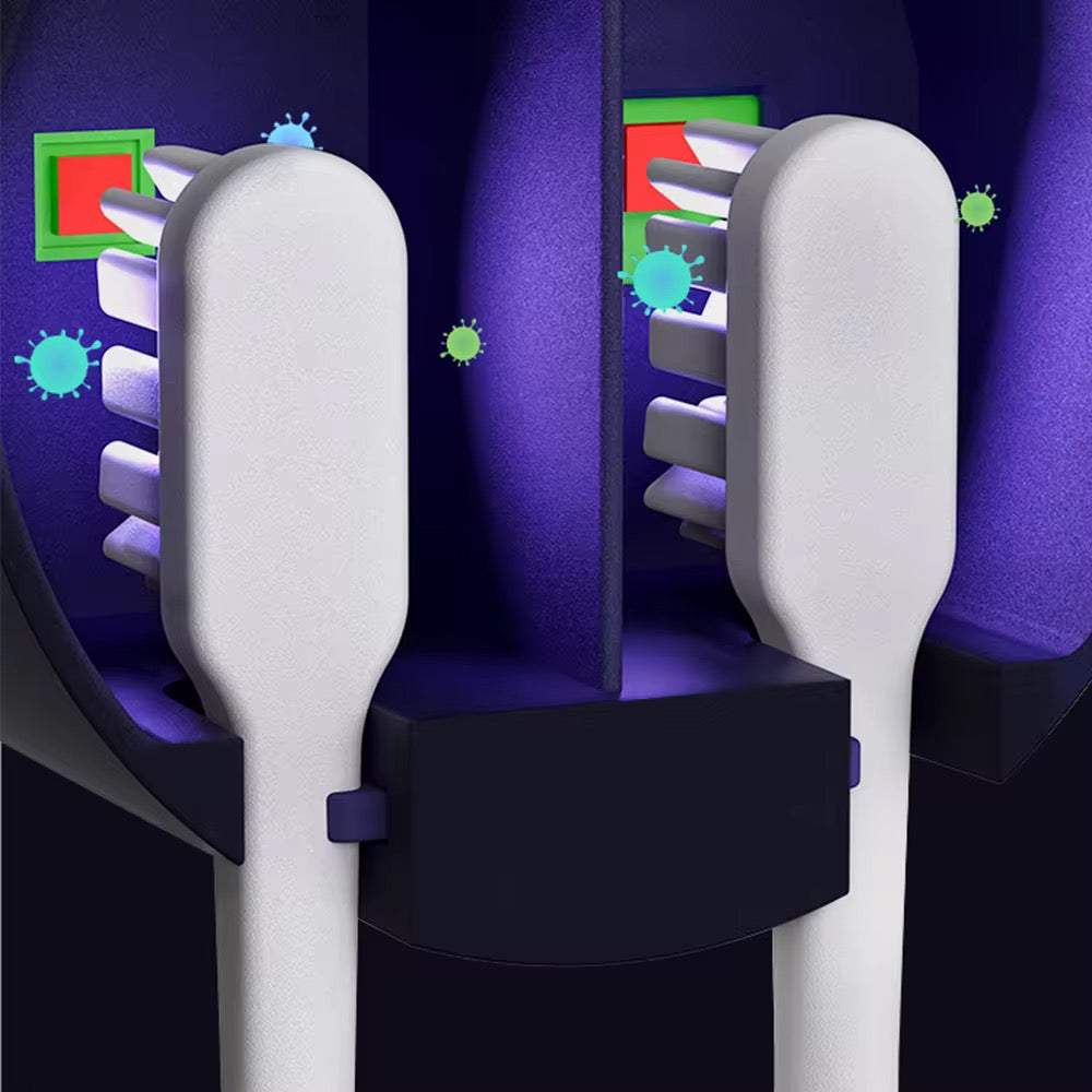 Sterilizator UV Smart cu Ventilatie pentru 2 Periute de dinti