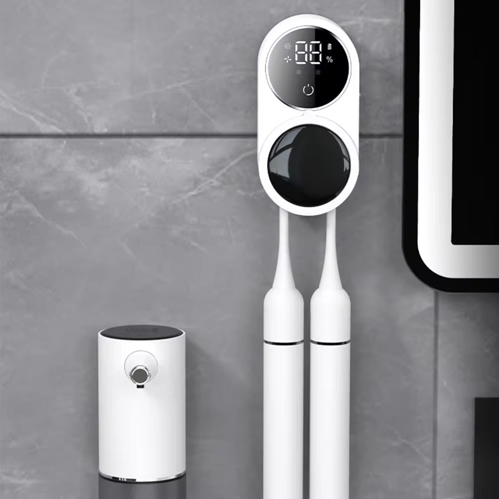 Sterilizator UV Smart cu Ventilatie pentru 2 Periute de dinti