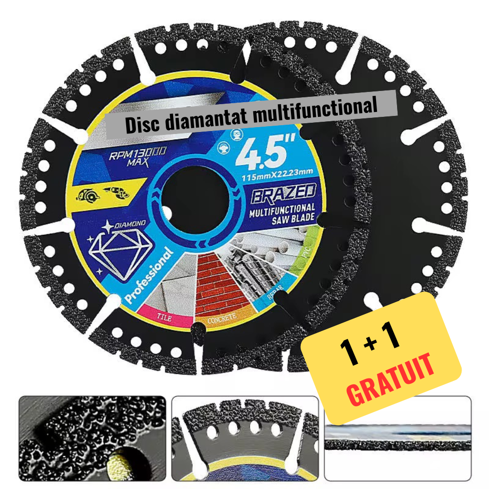 Disc diamantat multifunctional 1+1 GRATIS